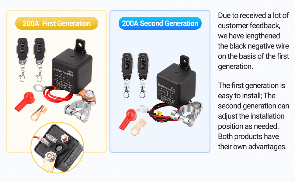 Car Battery Switch Disconnect Power Kill Master Isolator Cut Off Remote Control