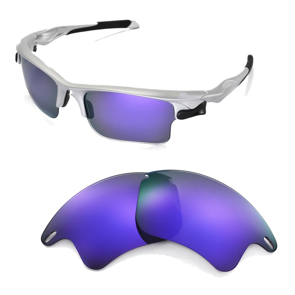 Walleva Replacement Lenses for Oakley Fast Jacket XL Sunglasses-Multiple Options