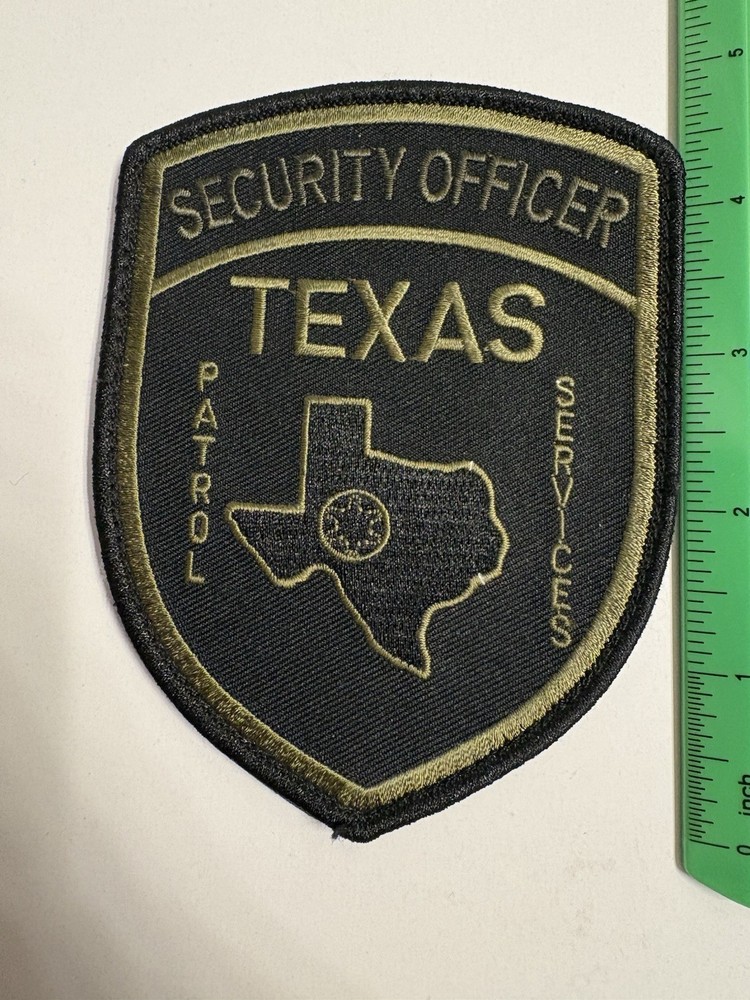 Texas Patrol Services Security Officer Patch