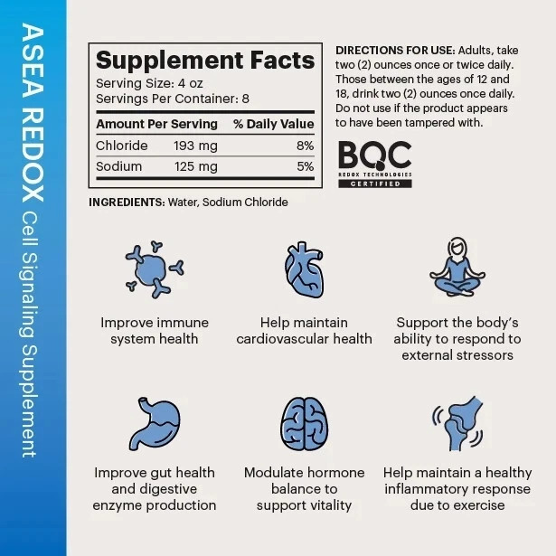 4 Bottles of ASEA Redox Supplement (32 oz. each) - New, Sealed And 100% Genuine.