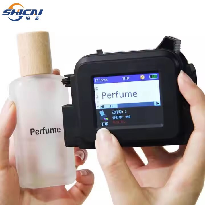 Portable mini handheld multi-color printer inkjet paper box plastic bottle date