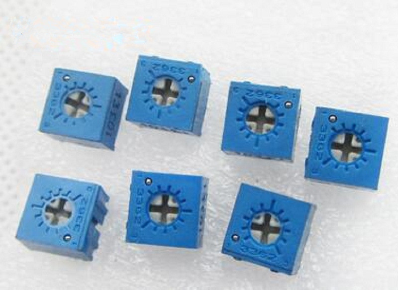 20 pcs Adjustable 3362P 5K ohm 502 Potentiometer Trimmer Multiturn Variable