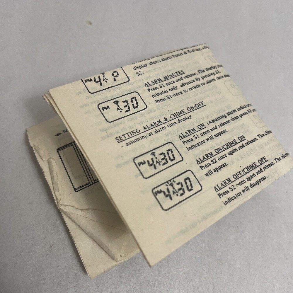 SLIDING ALARM CLOCK etc