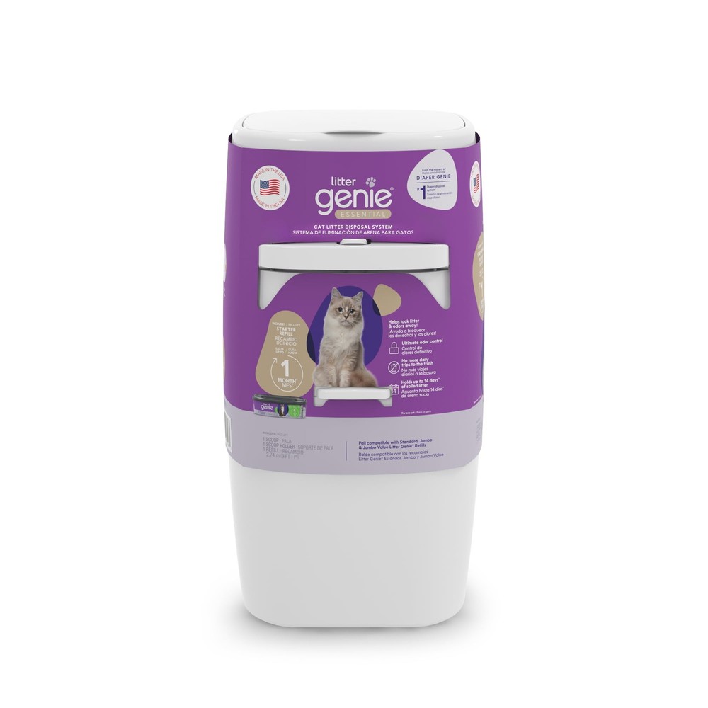 Essential Cat Litter Disposal System Odor control includes One Starter refill