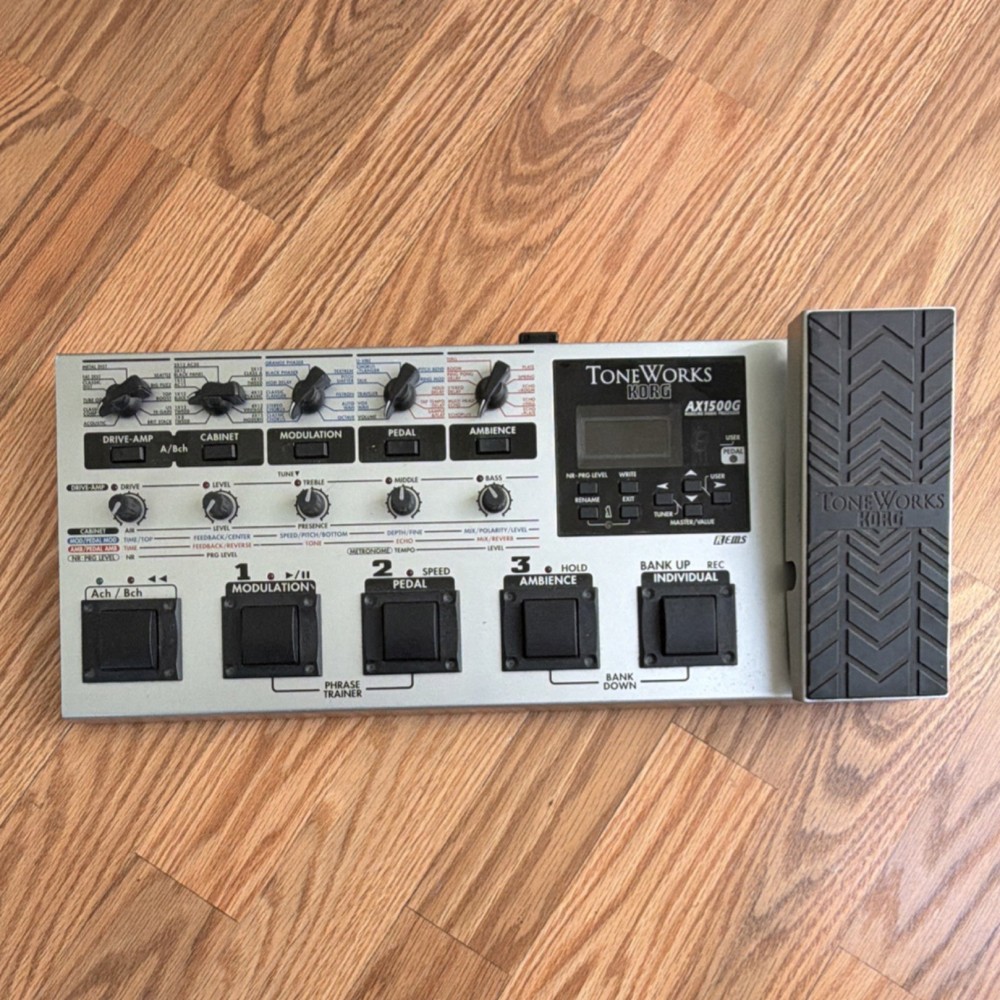 Korg AX1500G Modeling Signal Processor Digital Multi-Effects Pedal Guitar