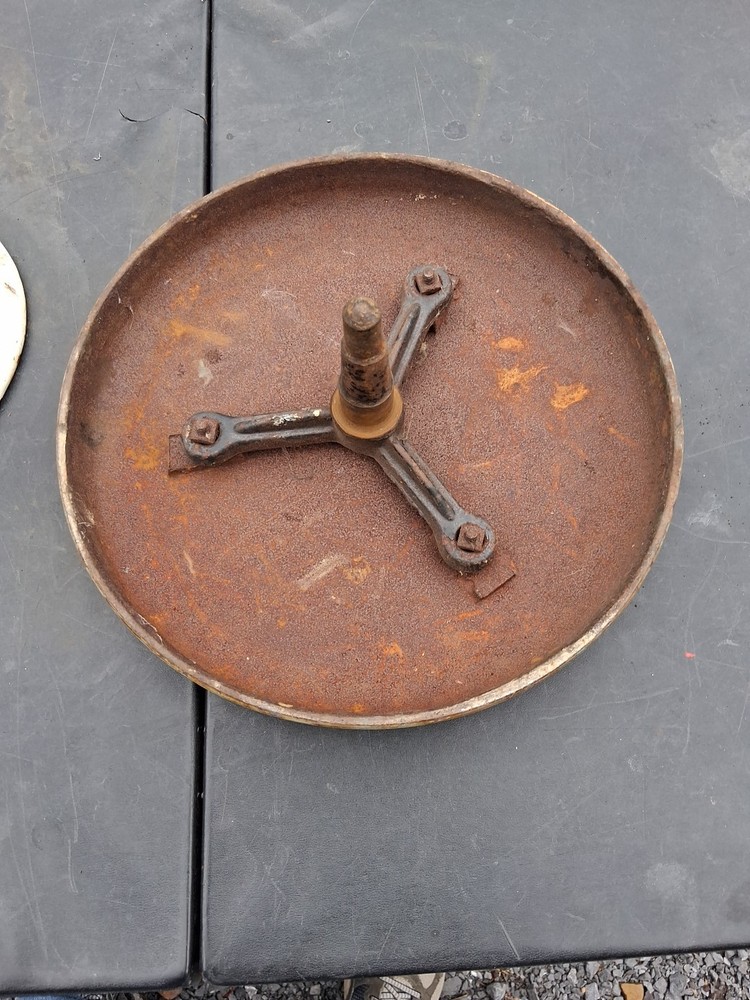Vintage Cast Iron Bar Stool