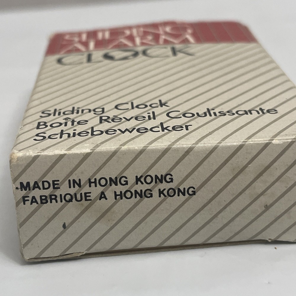 SLIDING ALARM CLOCK etc