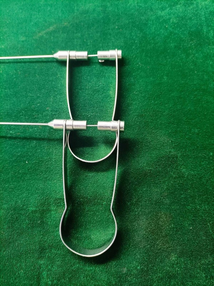 2pc Laparoscopic PCNL Tripronge Forceps 3FR 60cm Reusable Surgical Instruments