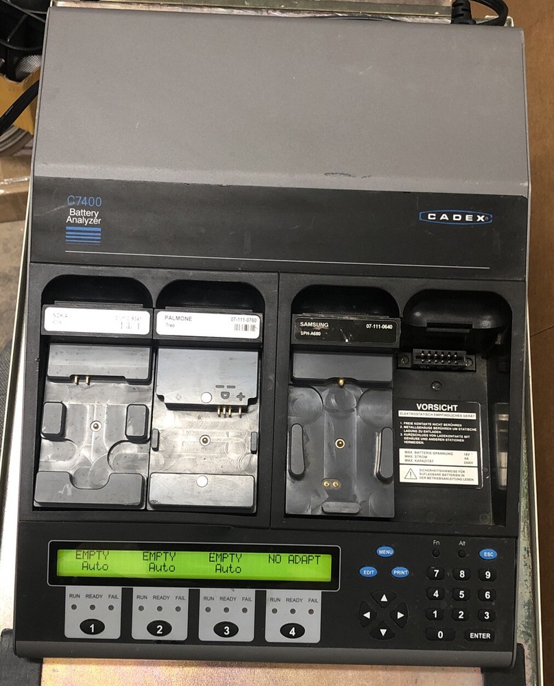 Cadex C7400 4 Station Battery Analyzer