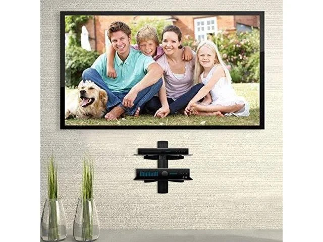 Ematic EMD212 Adjustable 2 Shelf for DVD Player, Cable Box, with HDMI Cable