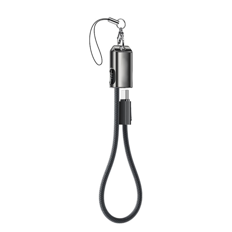 USB C Keychain Cable USB C to Type C Fast Charging Cable 60W for Phone Laptop