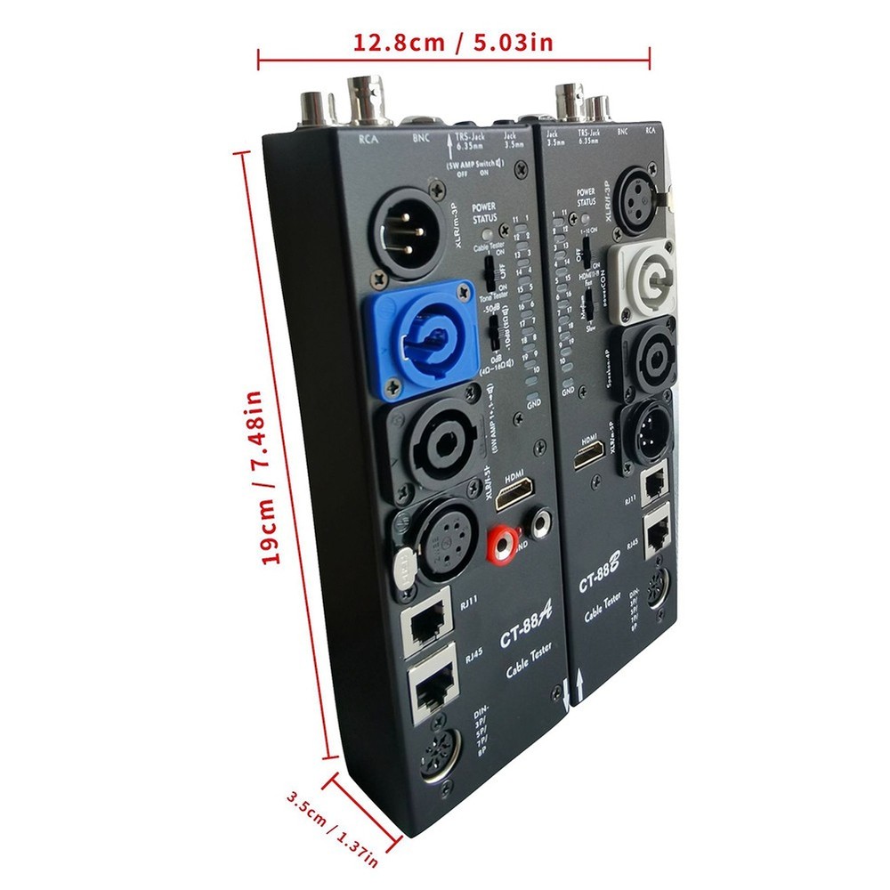 Wire Tester Multi-Function 16-In-1 Audio Cable Tester for Cable Tester M4N45394