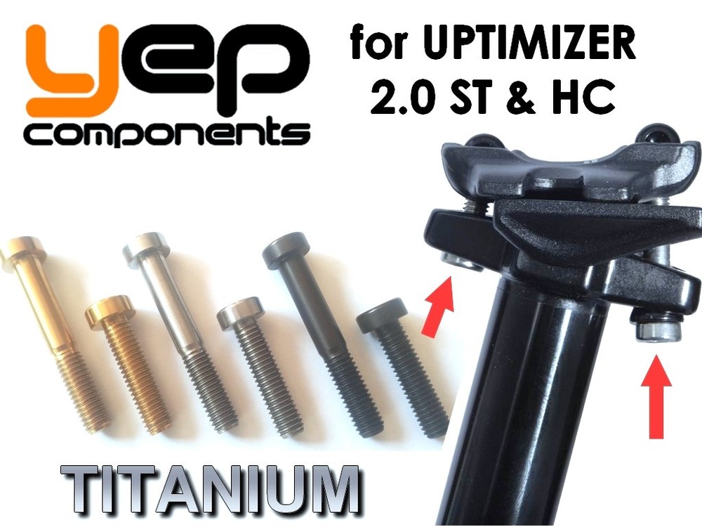 YEP Uptimizer 2.0 ST HT Titanium Mount Screws Replacement Pair Lightweight