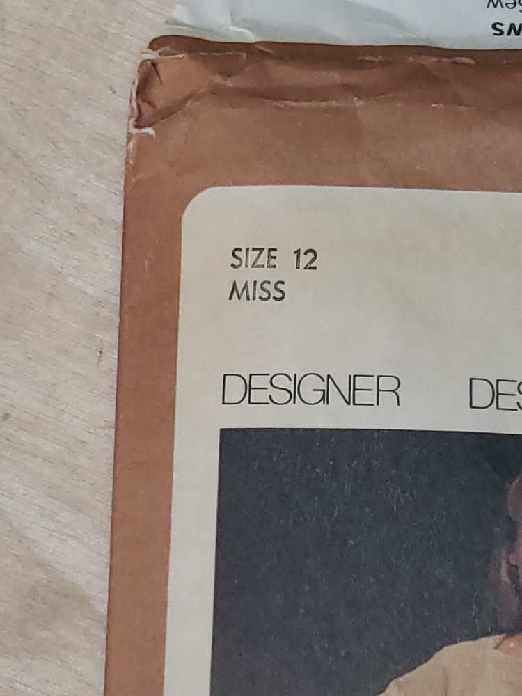 SIMPLICITY SEWING PATTERN #8652 MISSES PULLOVER TWO PIECE DRESS SIZE 12. -CUT-