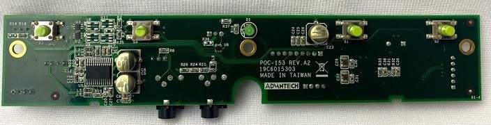 Advantech 19C6015303 POC-153 Control Button Board