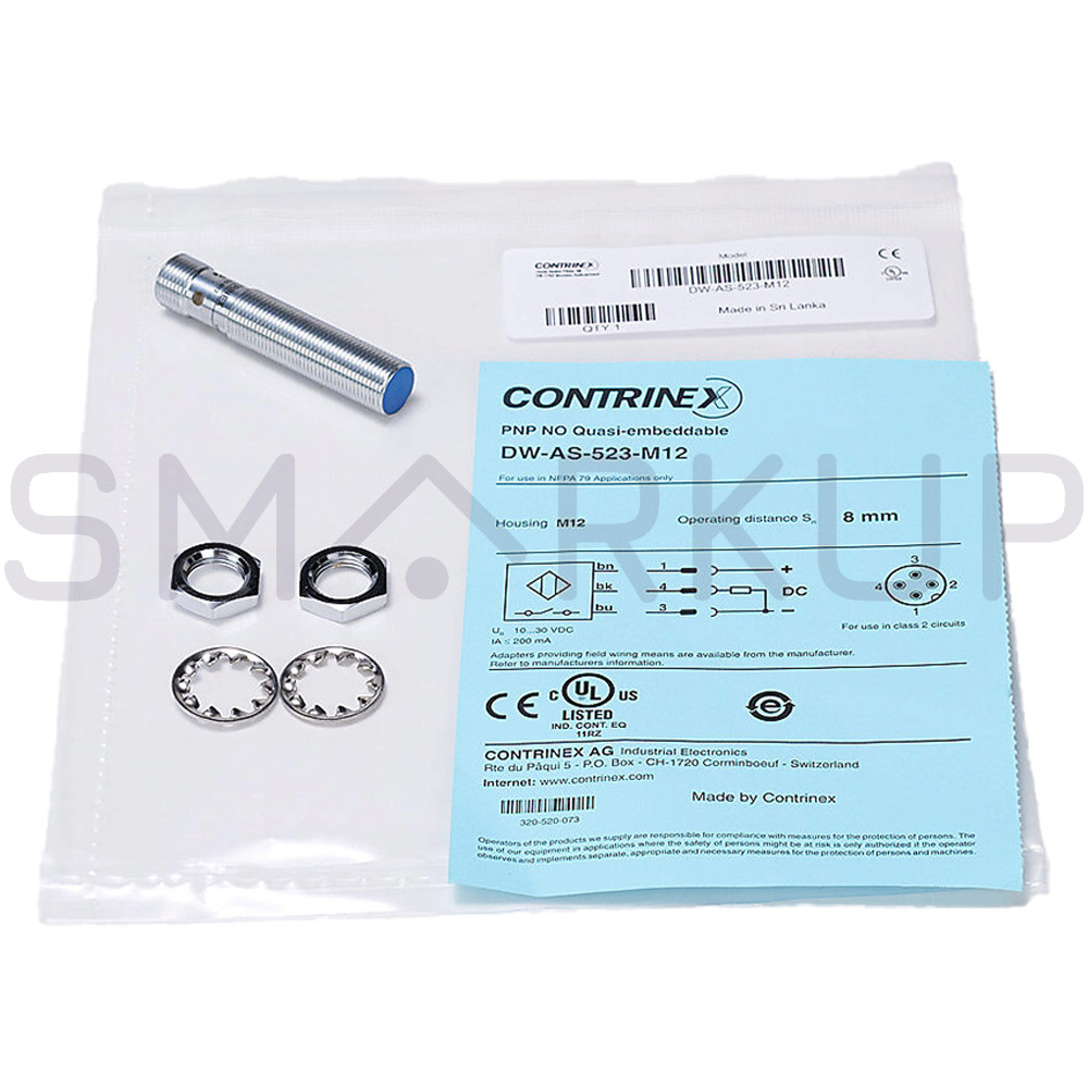 New In Box CONTRINEX DW-AS-523-M12 Proximity Switch Sensor