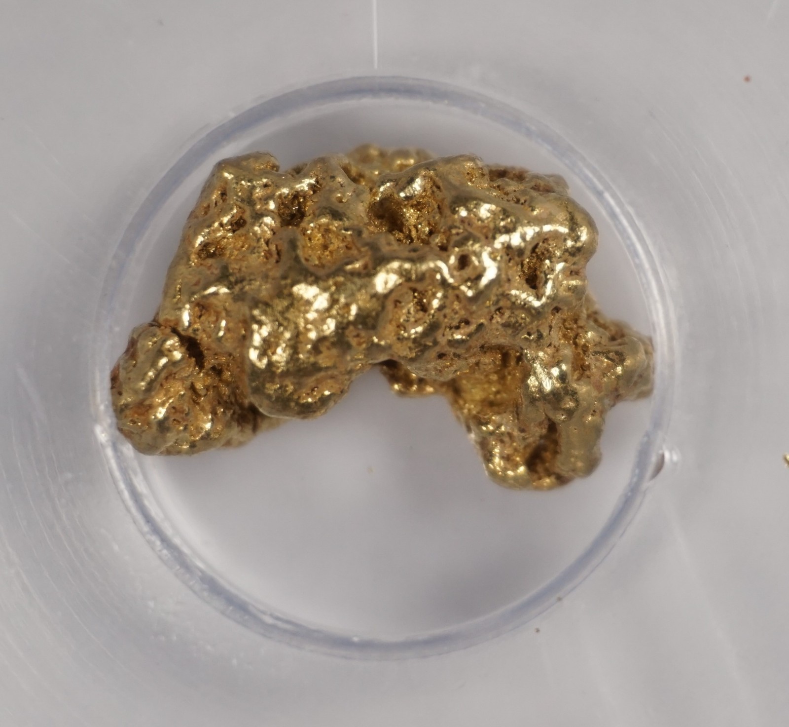 Gold Nugget ICG Certified Specimen Unique Beautiful Natural Formation 1.40 Grams
