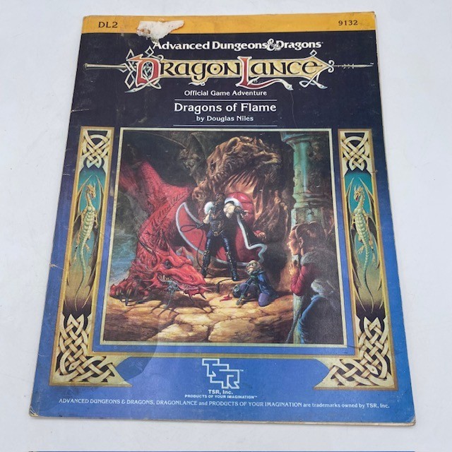 DL2: Dragons of Flame Advanced Dungeons & Dragons Module Dragonlance