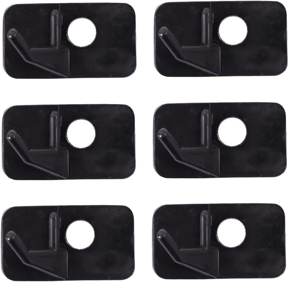 6 Pack Arrow Rest Adhesive Black Recurve Bow