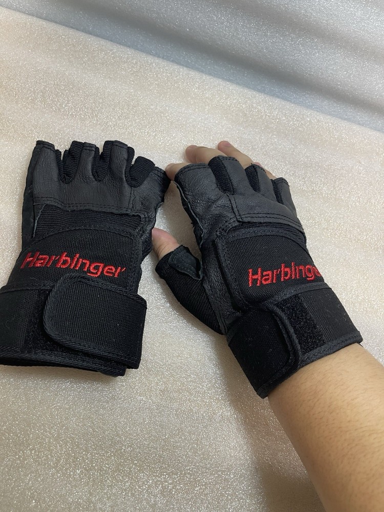 Harbinger Pro WristWrap Gloves Black