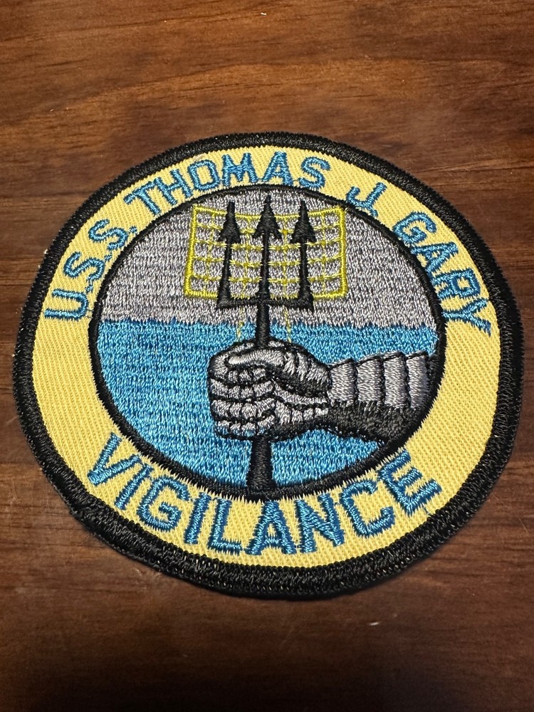 Vintage US Navy USS Thomas J. Gary DER-326 Destroyer Escort Ship Patch