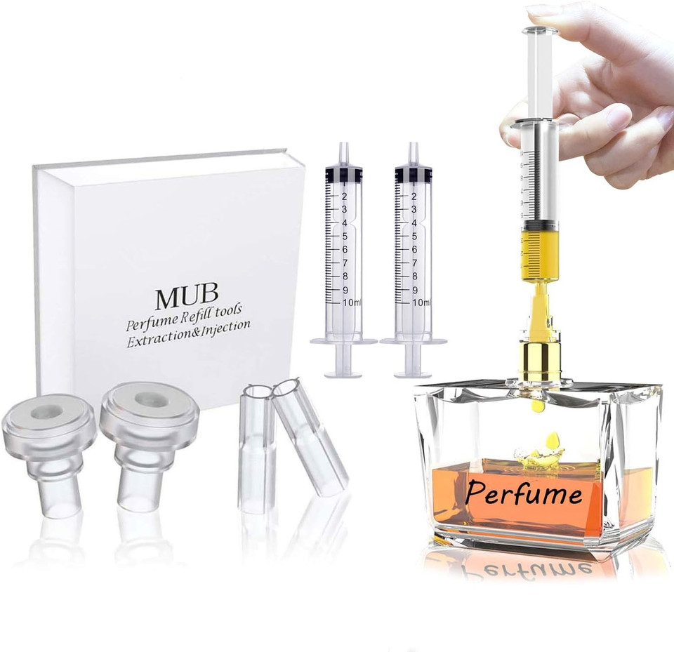 MUB Perfume Refill Pump Tools, Perfume Dispenser with Adapter Tools for Perfume