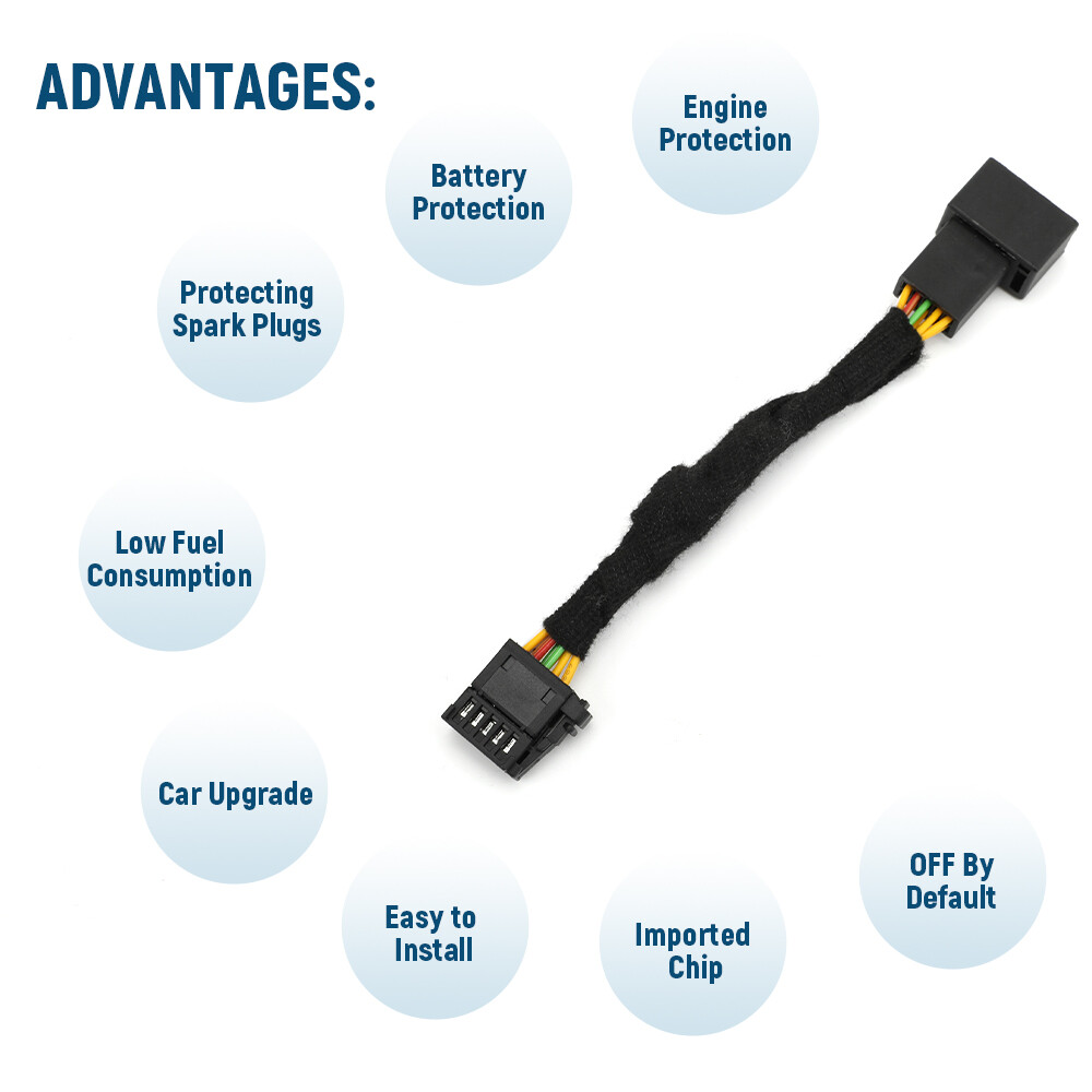 Car Stop Start System Cable Eliminator Disable Adapter For VW Touarge 7P