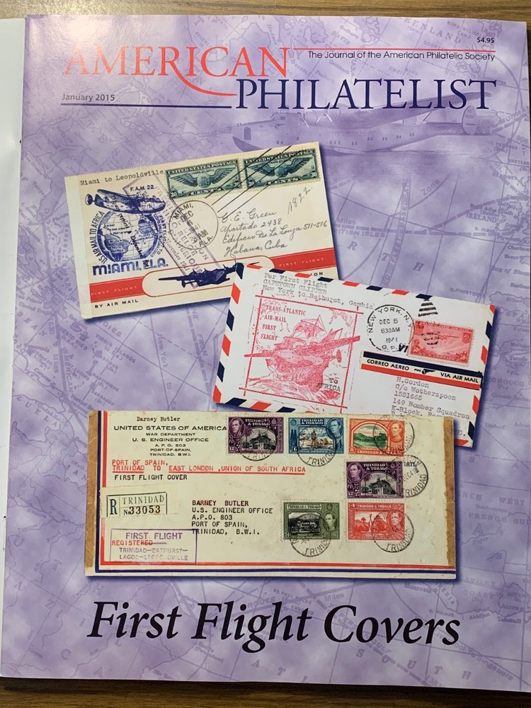 American Philatelist Magazine  2015, January.