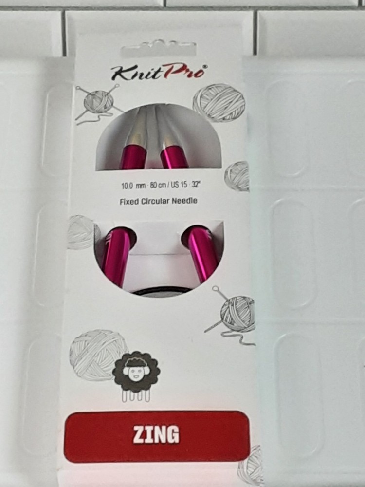 Knit Pro Zing 47138 Fixed Circular Needles US 15 / 32 Inch