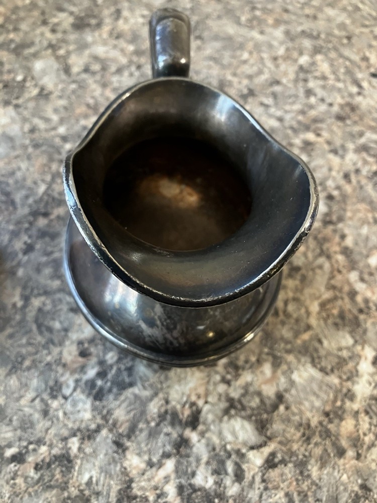 antique silver creamer pitcher