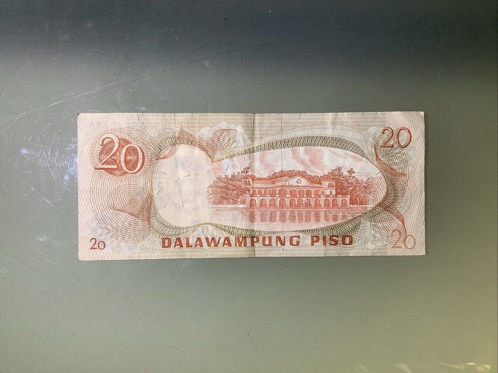 Philippines 20 Piso 1978 Circulated