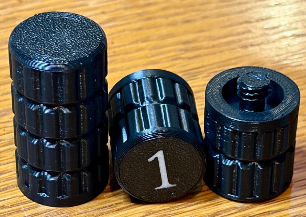 Joint Protector for Pool Cue 5/16x14 3 piece Set. Segmented