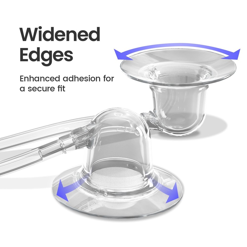 15mm Suction Cups for Electric Nipple Corrector - 2 Pack