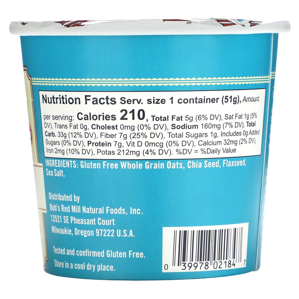 Oatmeal Cup, Classic, 1.81 oz (51 g)