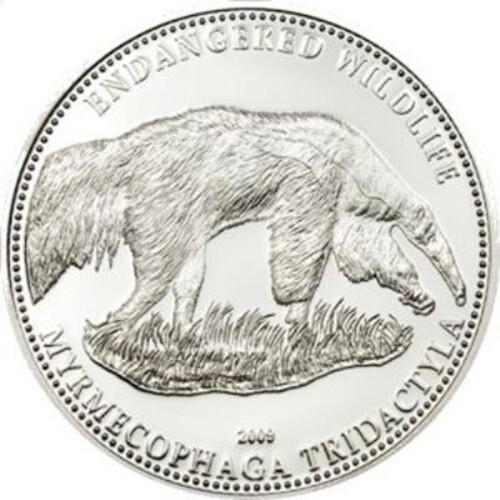 Cook Is 2009 Large Silver  $5 Anteater