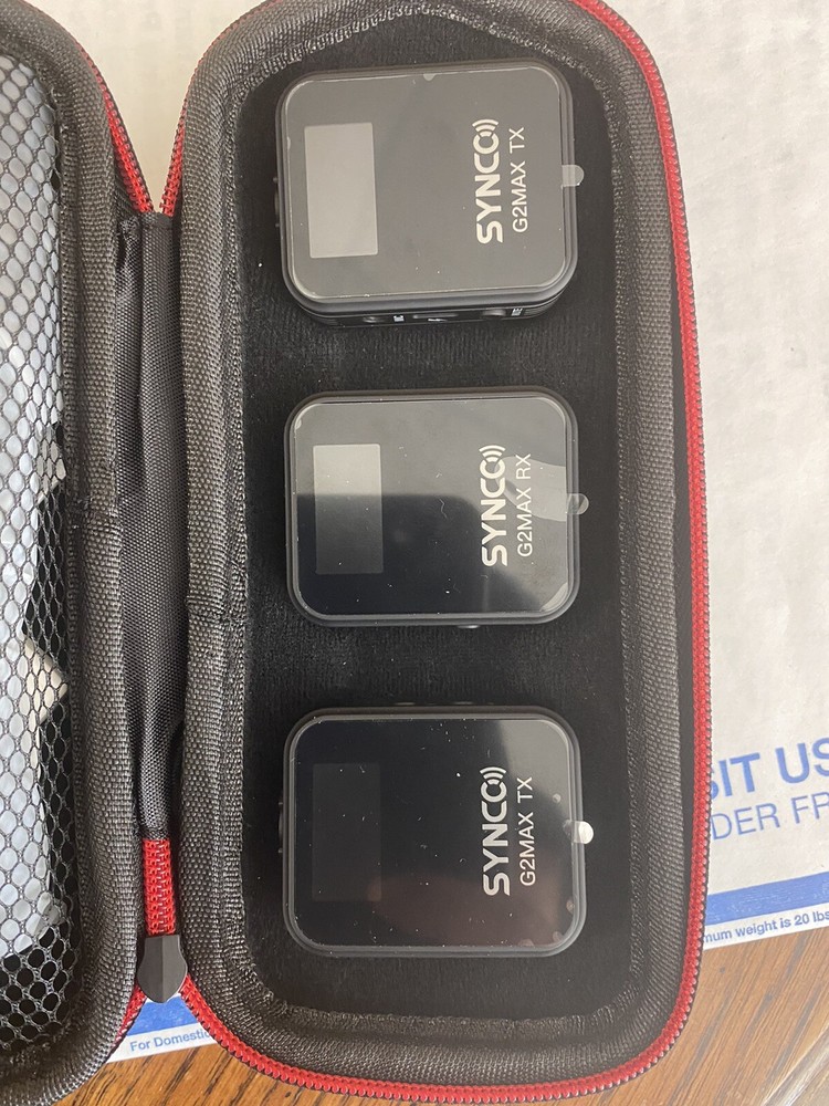 SYNCO G2A2 MAX 2.4G Wireless Lavalier Microphone System Camera Phone Recording