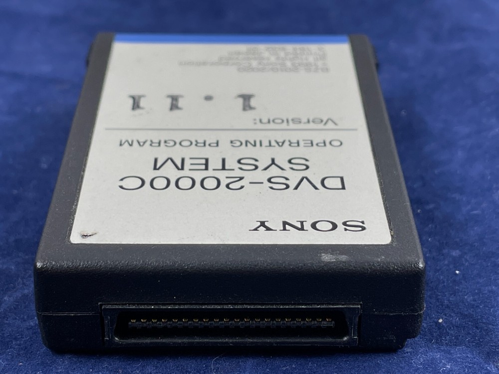 Sony DVS-2000C System Operating Program Version 1.11 3-184-632-01