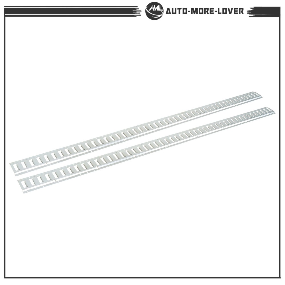Silver 32 Pack 96" E Track Rail Sections With Mounting Hardware Fit For Trucks