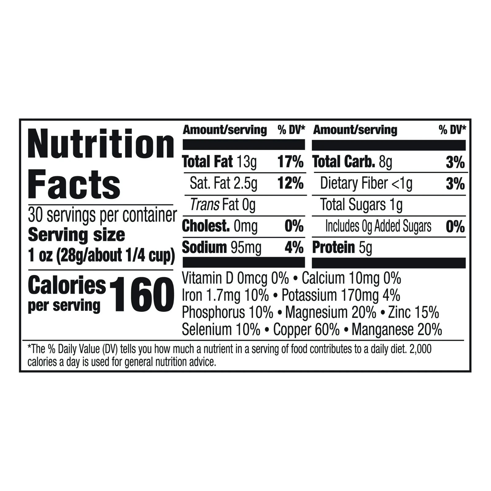 Great Value Deluxe Whole Cashews 30 oz New Free Shipping