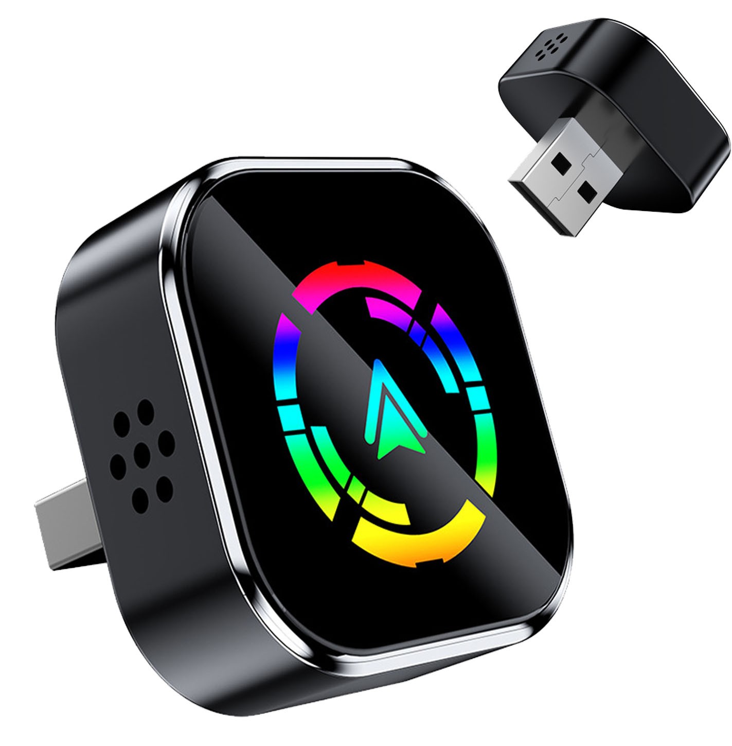 Wireless CarPlay Adapter for Apple iPhone & Android Auto USB Adapter Plug & Play