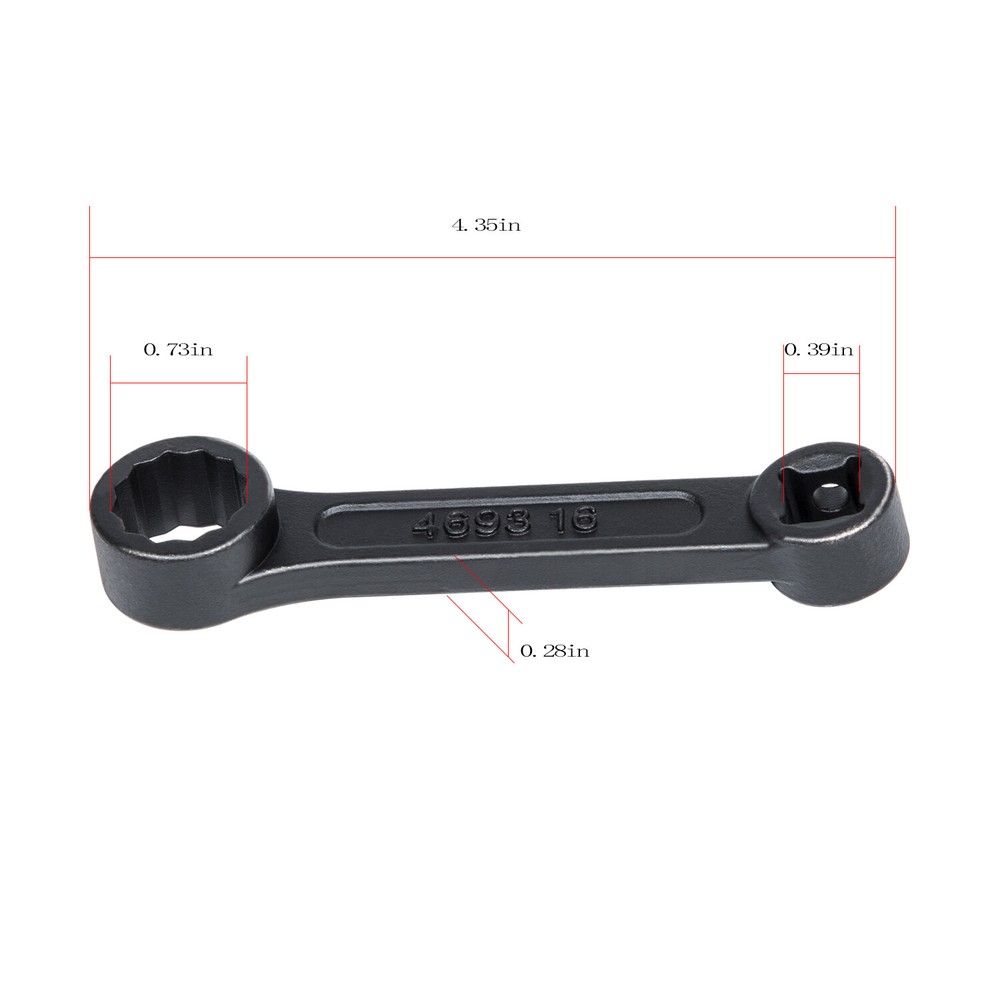 Offset 16mm Engine Mount Socket Wrench For Mercedes Benz