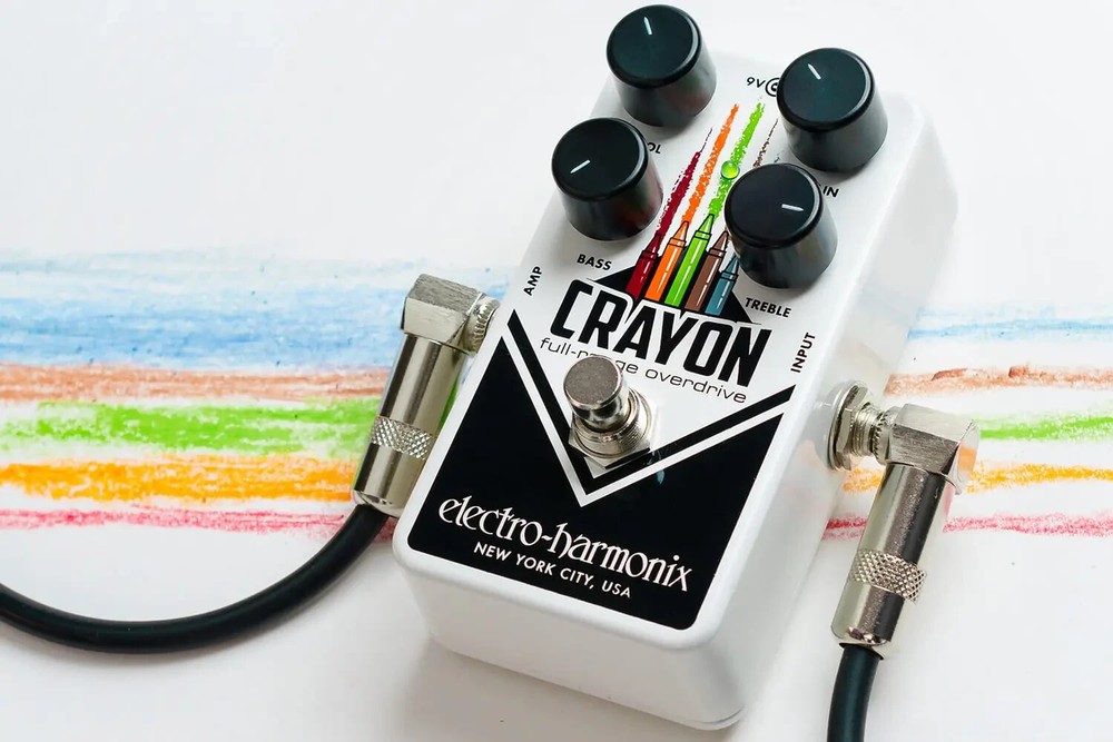 EHX Crayon Full Range Overdrive Pedal