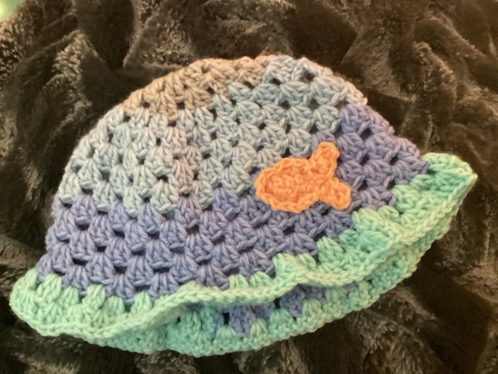 Crochet Handmade Fish Bucket Hat