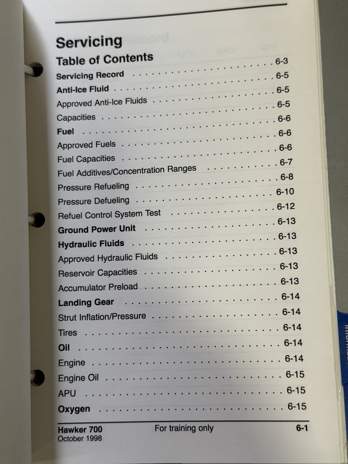 SimuFlite Hawker 700 Cockpit Reference Handbook