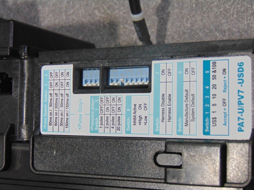 USED ICT PA7 BILL ACCEPTOR. GOOD WORKING CONDITION *NICE*