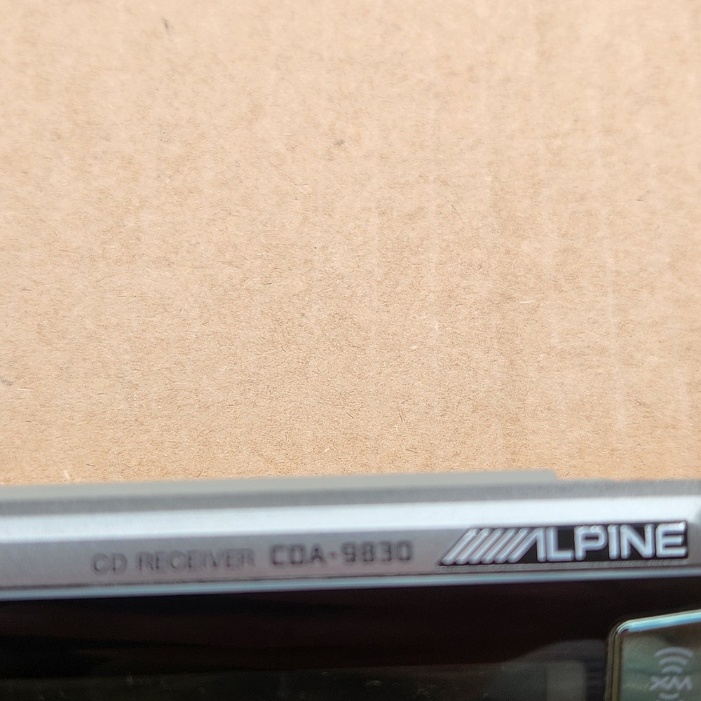 ALPINE CDA-9830 Face Faceplate Front Panel Only