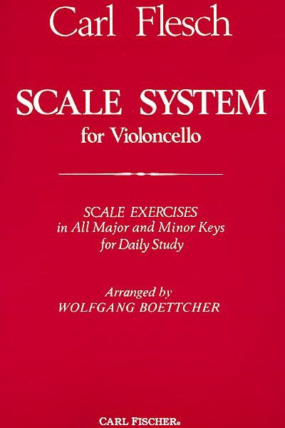Scale System for Violoncello; Carl Flesch
