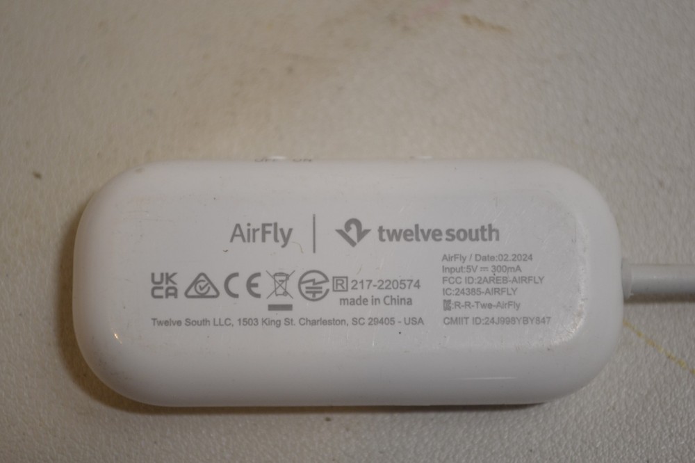 Twelve South AirFly Wireless Transmitter - White.