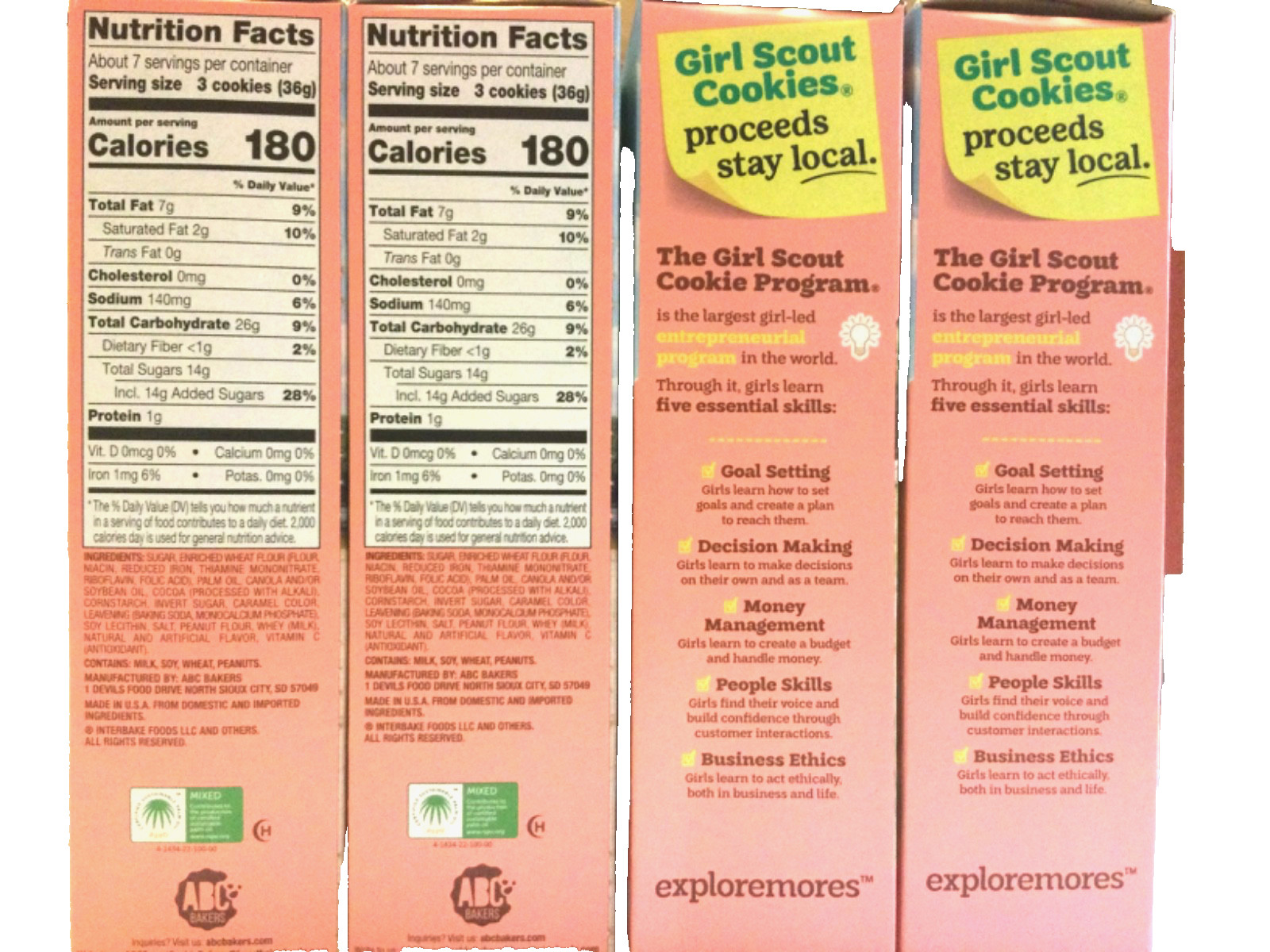 4 Boxes of Girl Scouts Exploremores - 2026 Newest Cookie! Rocky Road-inspired