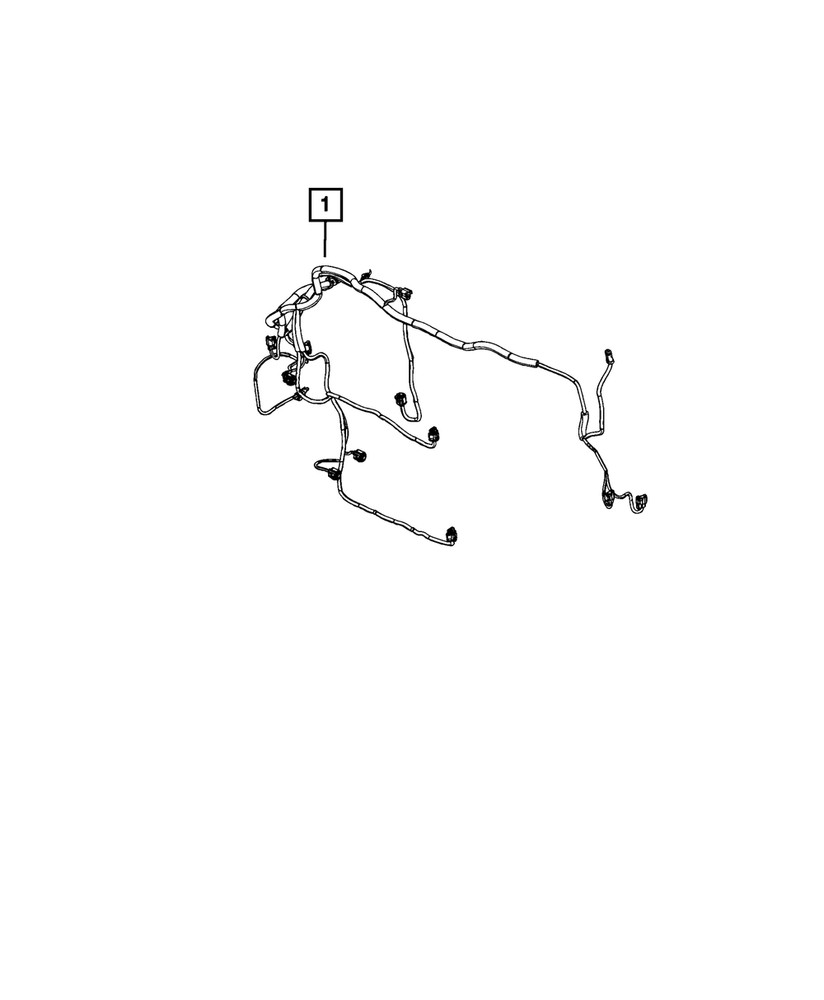Genuine Mopar Front End Module Wiring 68343527AB